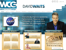 Tablet Screenshot of davidwaits.com